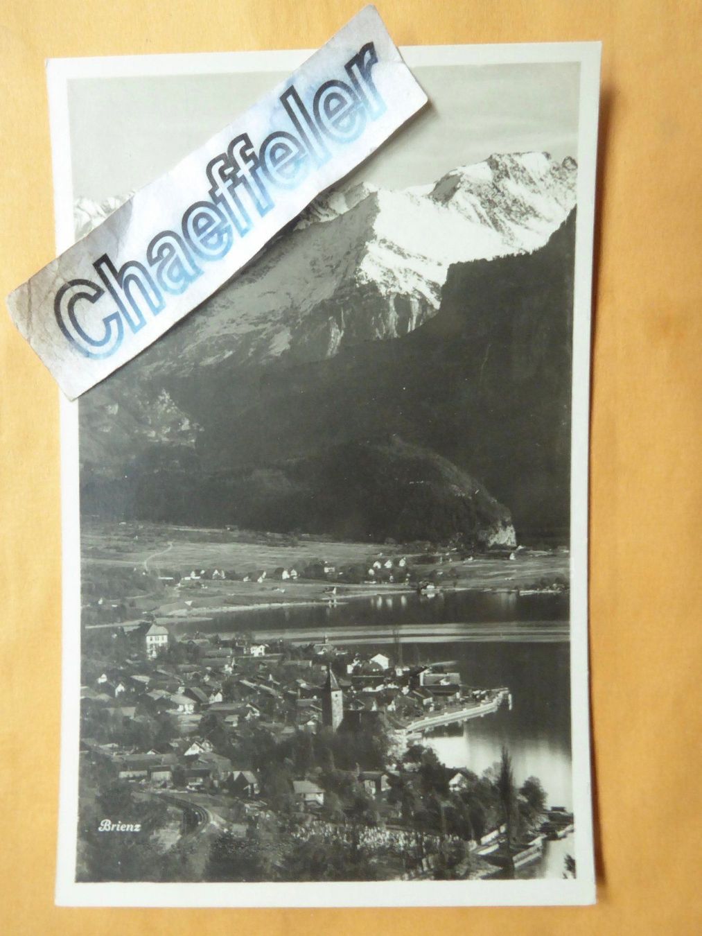 Cartoline postali: Brienz – Usato da Zürich venduto da Chaeffeler