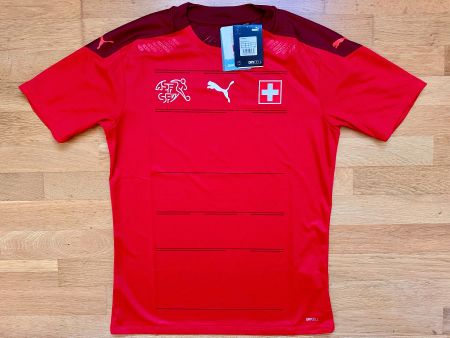 NEU SCHWEIZ Fussball Nati Puma Trikot M Slim Fit Pro 2021 S