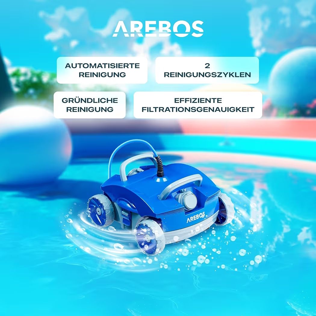 Accessoires de piscine: Arebos Automatischer Poolroboter – Neuf (Voir description) à Nebikon par warendiscount 4