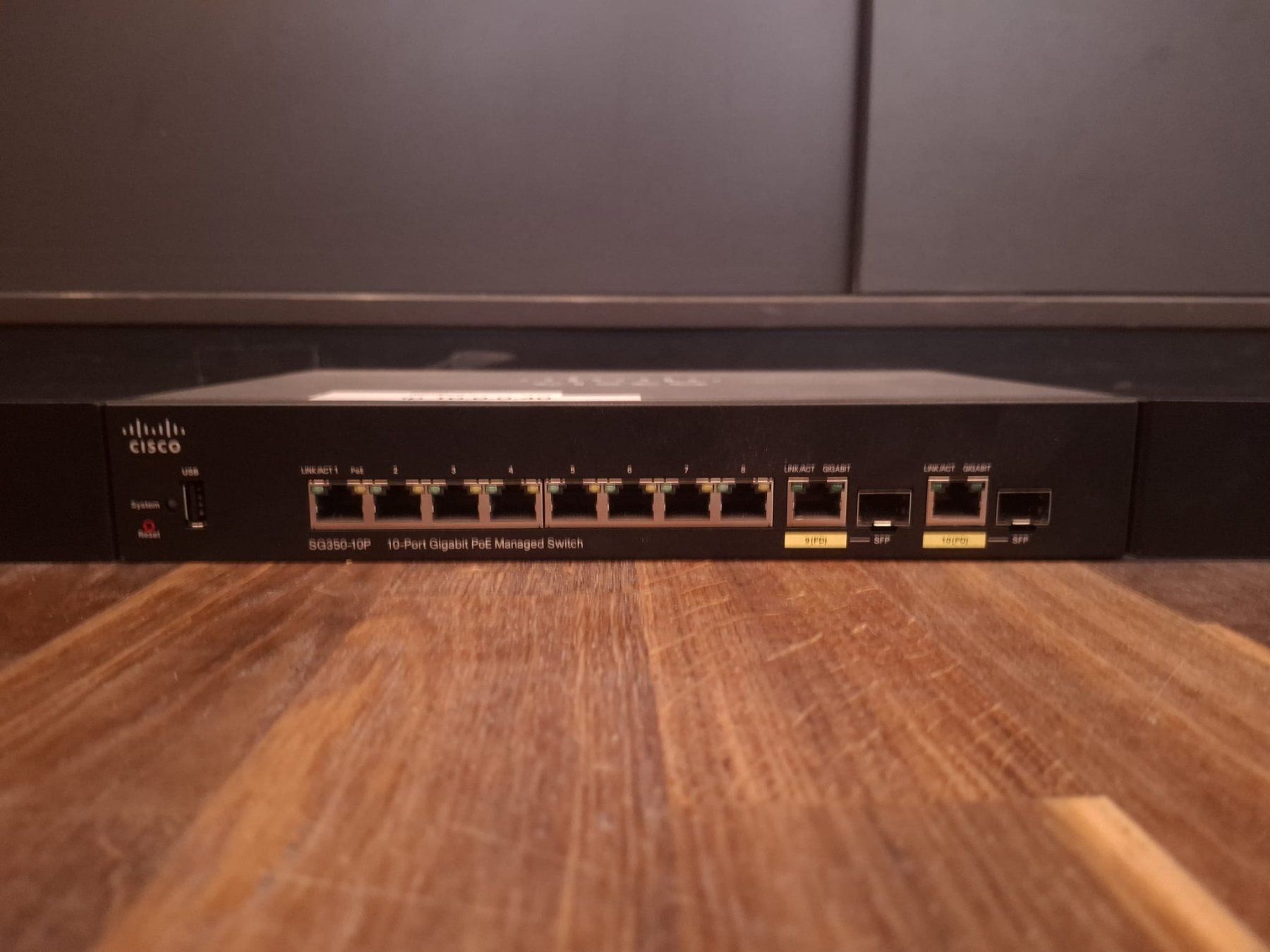 Cisco Hubs & Switches: Cisco SG350-10MP PoE Managed Switch – Gebraucht aus Effretikon von lichtundmusik_GmbH 1
