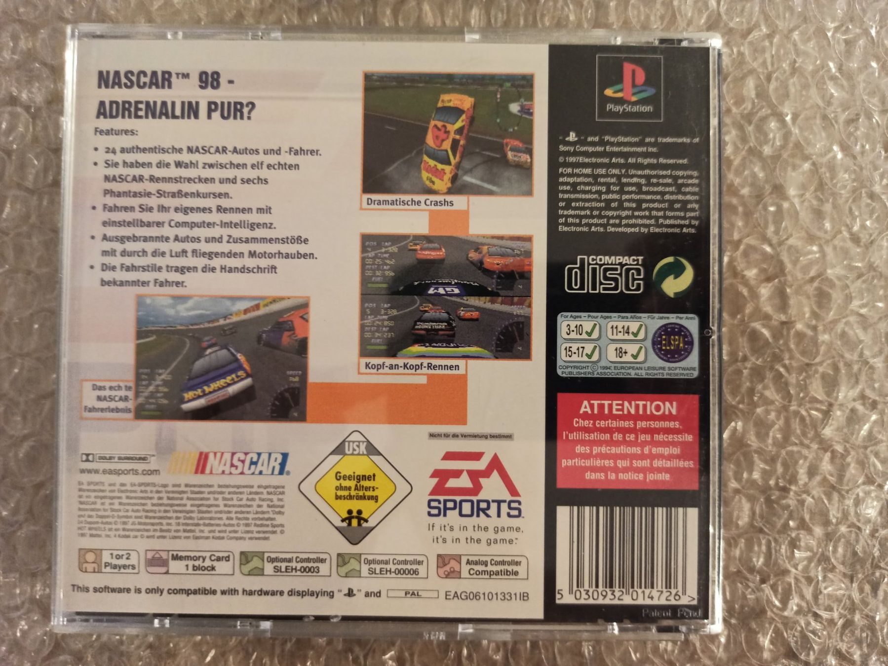 Jeux: NASCAR 98 PS1 – D'occasion à Oberweningen par mar_87mx 1