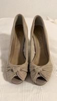 Anne Klein Peep-Toe Pumps, Beige, Grösse 37