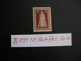 1939, MADONNA VON DUX, POSTFRISCH* MIT FALZ