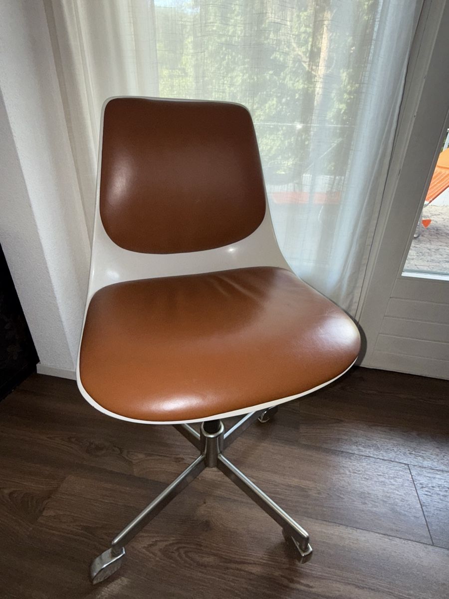 Sedie: Vintage Mid Century Bürostuhl – Usato da Aarburg venduto da Schatzaffe 1