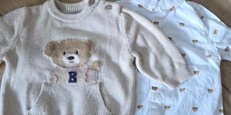 Baby Set Pullover und Hemd mit Bären
