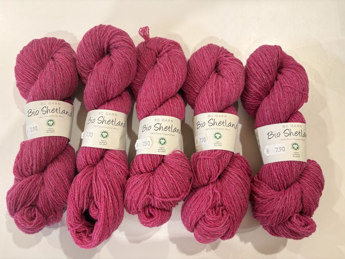 Lana: Bio Shetland BC Garn (5x rose) – Nuovo e nell'imballaggio originale da Bex venduto da eli_2kgy