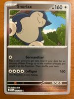 Pokemon Snorlax Reverse (Versand gratis)