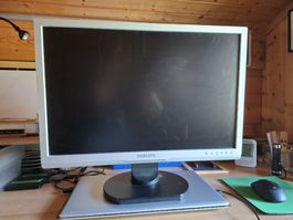 Monitor Philips 240SW9 LCD 24 Zoll DVI VGA silber