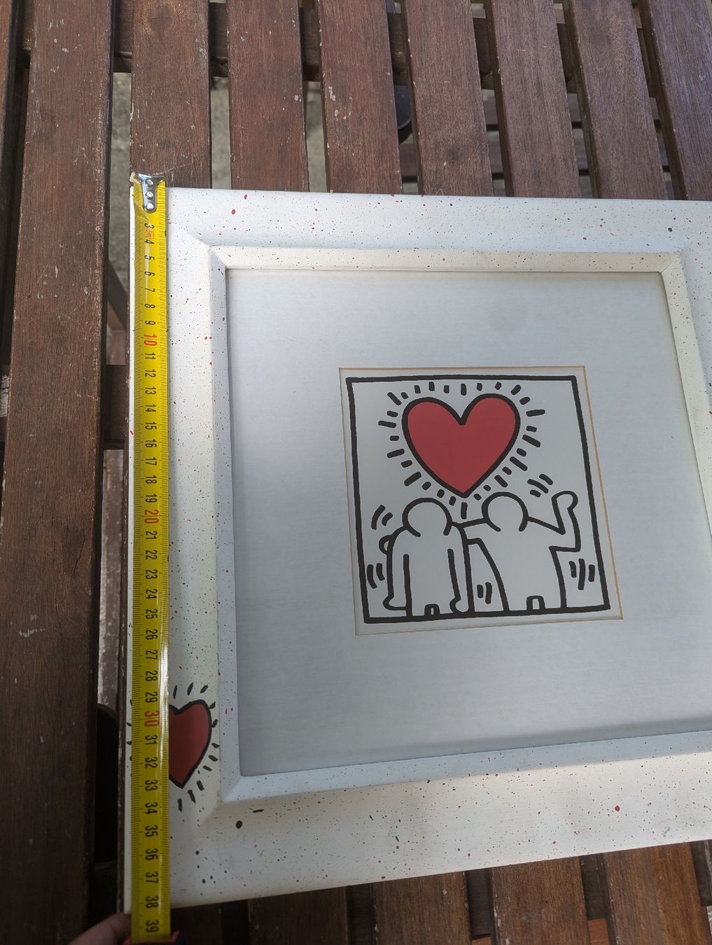Grafica & Litografie: Keith Haring "Freundschaft" Framed Pop Art Print – Usato da Erlinsbach SO venduto da Meytalien 6