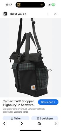 Carhartt Shopper Highbury in Schwarz