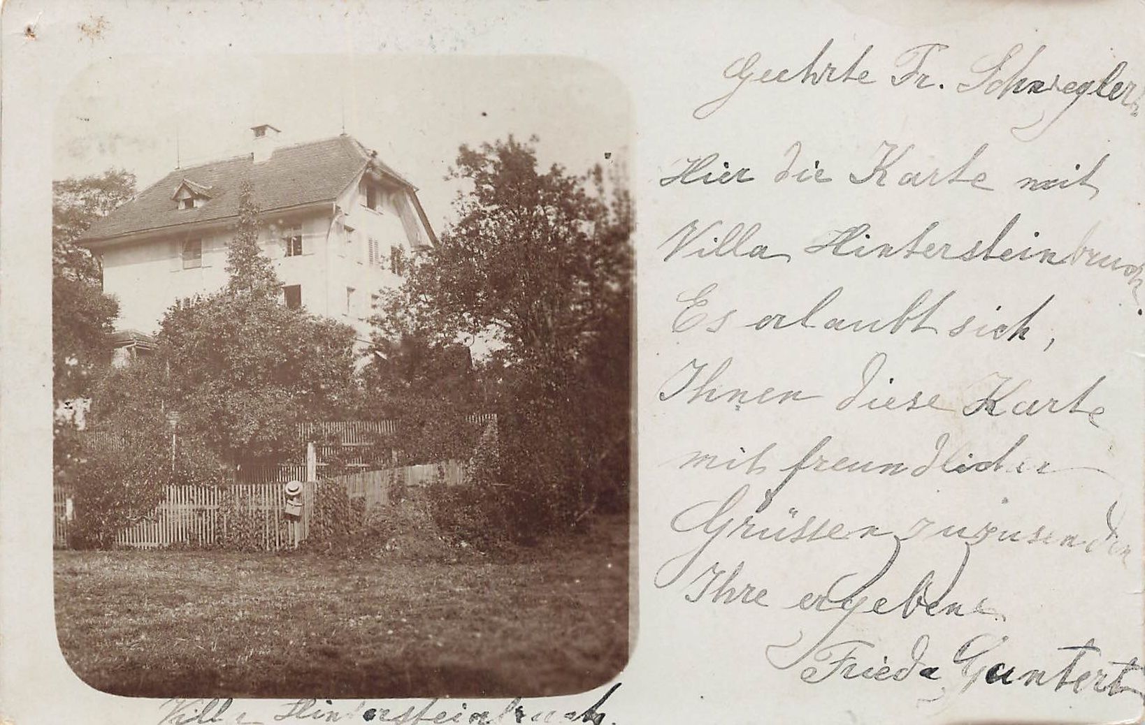 Cartoline postali: Colombier NE Villa Hinterstein Villa Hintersteinbruch – Usato da Biasca venduto da Blenio71
