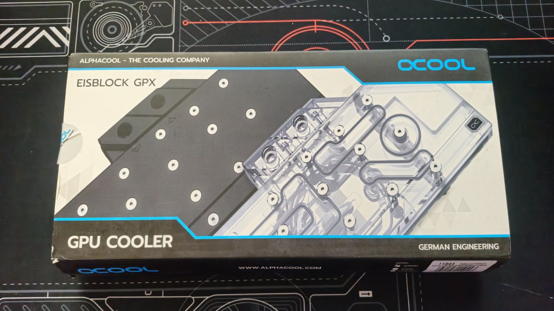 Alphacool Componenti elettronici: Alphacool Eisblock Aurora Acryl GPX-A Radeon RX 6800/6800XT – Nuovo e nell'imballaggio originale da St.Gallenkappel venduto da Rayman1909