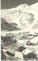 Saas Fee - im Winter + 1957
