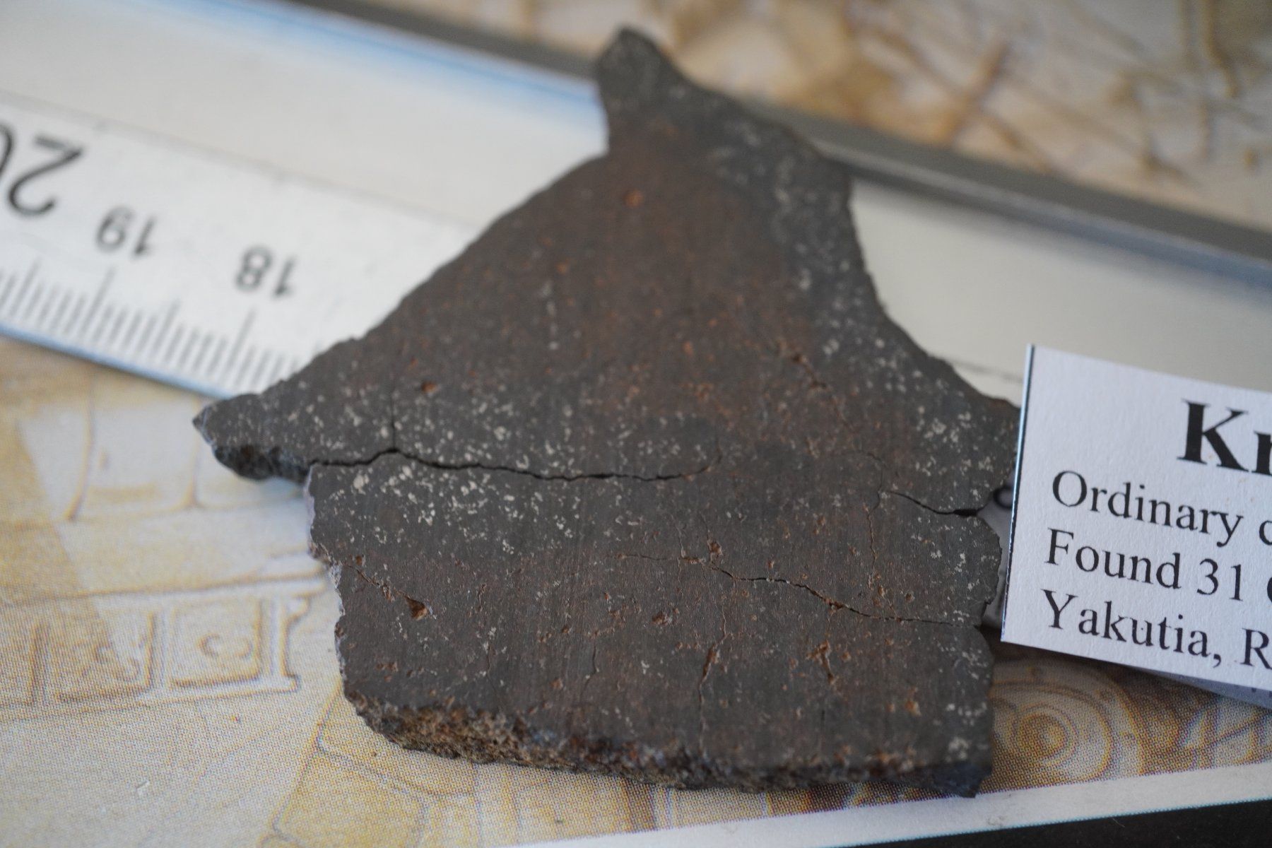 Minerali & Pietre curative: Krest Kytyl   Meteoriten  18,5g    Scheibe – Nuovo e nell'imballaggio originale da Eschenbach SG venduto da topstone 2