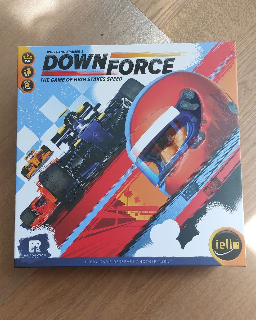 Giochi: Brettspiel Downforce mit 2 Erweiterungen – Usato da Bülach venduto da herwigc
