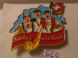 1 Swiss Jodeling Schweiz Umriss Pin (B860)