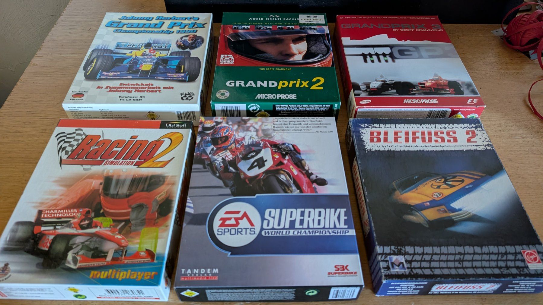 Giochi: 6x Retro BigBox Games Racing – Usato da Bad Ragaz venduto da MR_BR