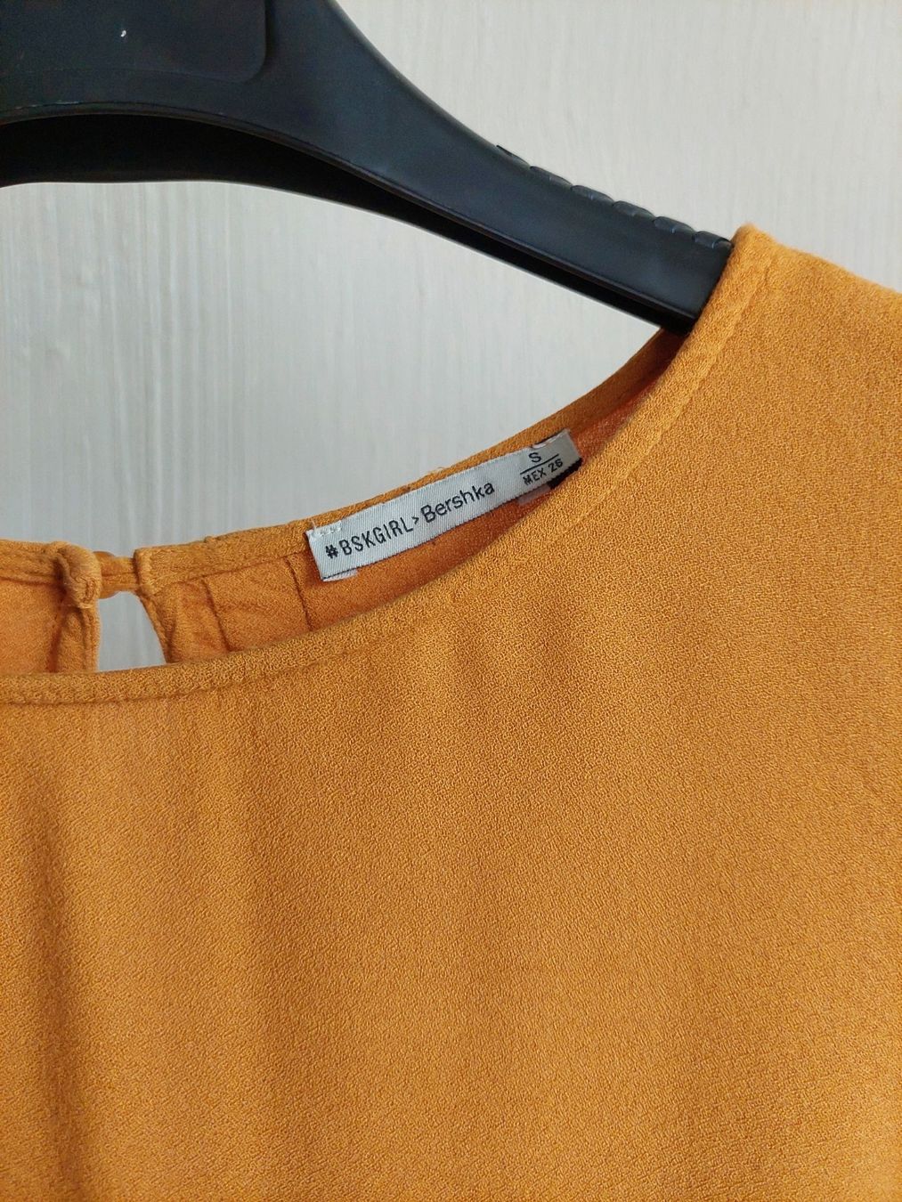 Bershka Camicette: Dunkelgelbe Bluse mit Spitze, BERSHKA, Gr. S – Usato da Sursee venduto da juliia_725 4