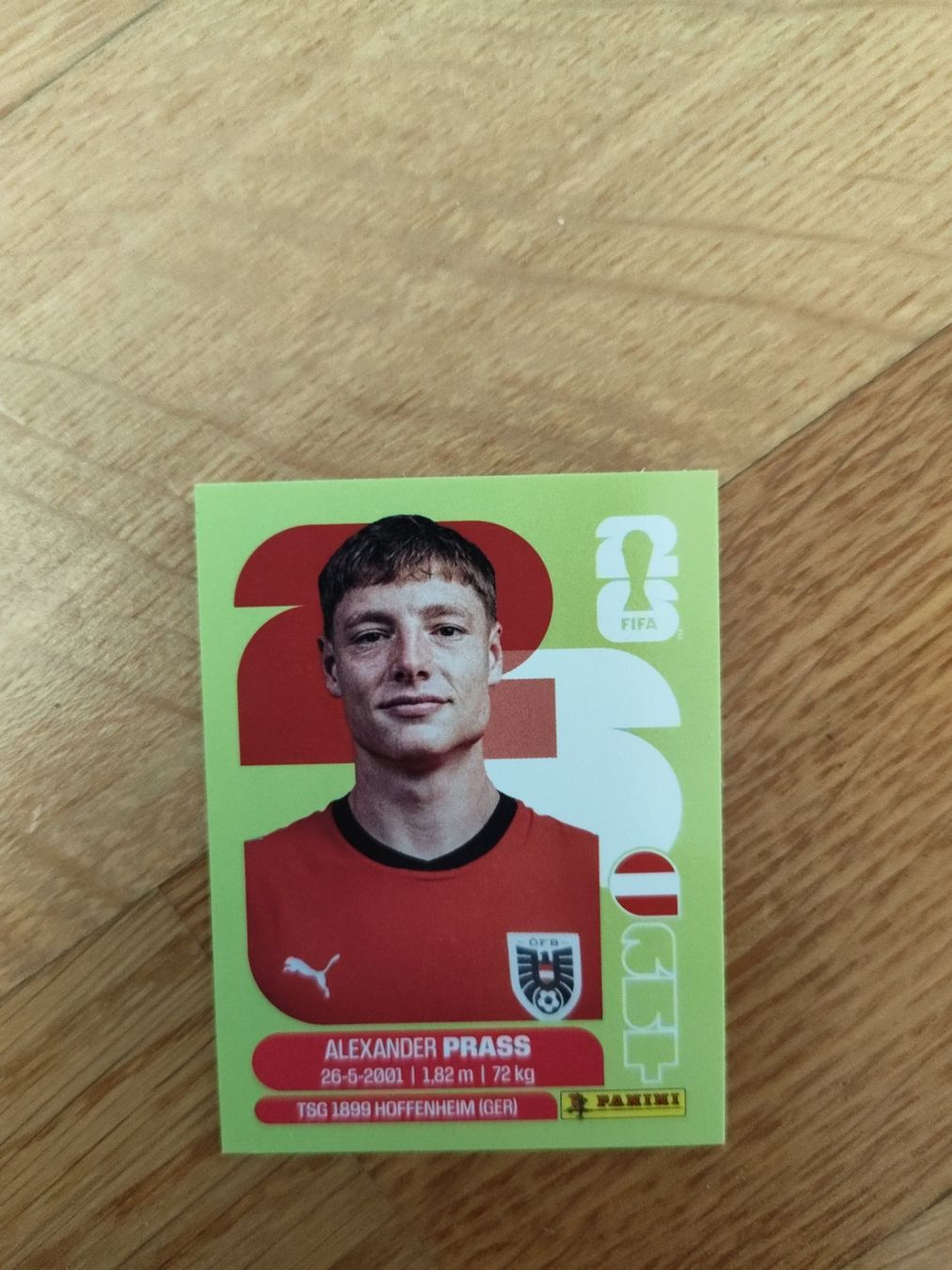 Panini Carte collezionabili: Panini WM 2026 AUT 9, Prass – Usato da Aarburg venduto da gloeckgloeck