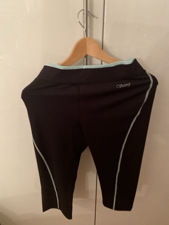 Victory Sport Leggings, Schwarz/Mint, Grösse S, Top!