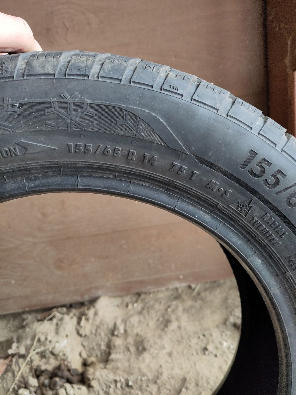 Tecar Pneumatici & Ruote complete: 2 pneus hiver 155 65 14j – Usato da Corcelles-le-Jorat venduto da che_f7js 1