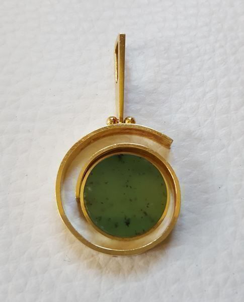 Ciondoli: Anhänger Massiv 750 gold mit Jade – Usato da Wald ZH venduto da Dasilver 5