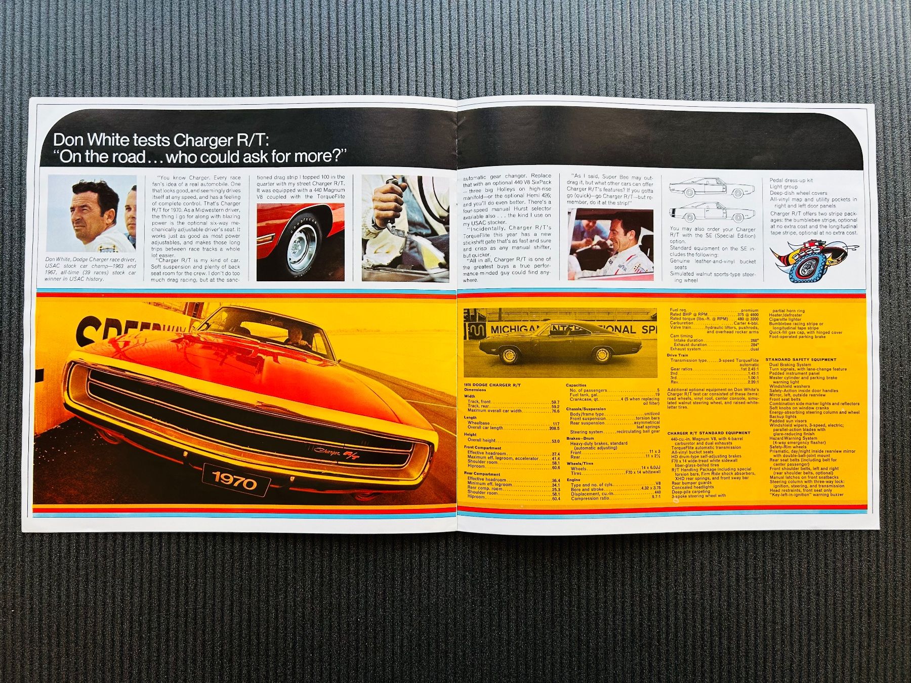 Dodge Documenti: Dodge Performance Original Brochure 1970 Challenger Charger – Usato da Herrliberg venduto da surfcafe 4
