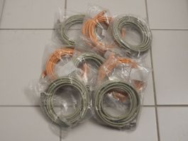 8 Netzwerk-Kabel, Patchkabel CAT 7. Je 5m lang