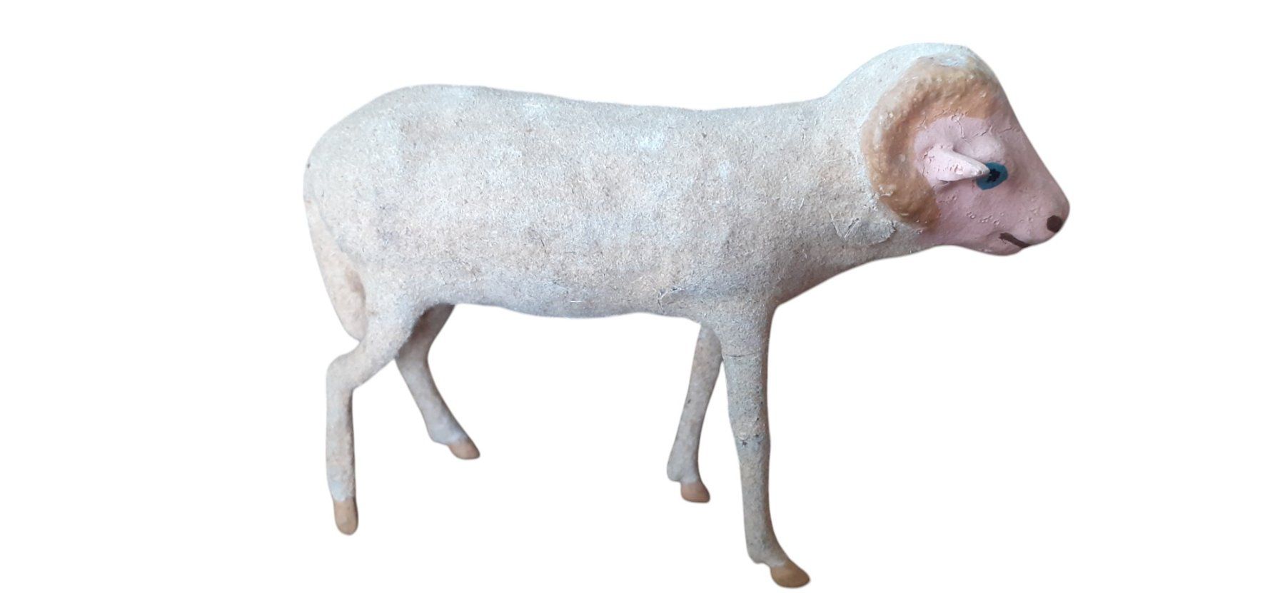 Statuette: Krippenfigur Schaf antik – Usato da Mörschwil venduto da antiksalon 3