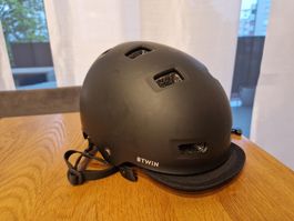 Velohelm btwin (schwarz) Gr. 52-54cm