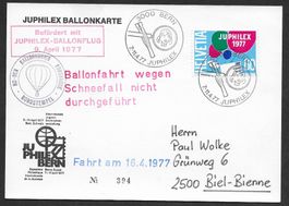 1977;: Juphilex Ballonkarte