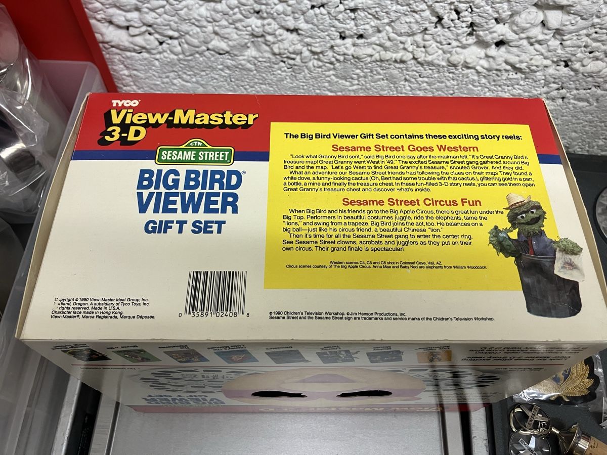 View-master Giocattoli: Stereo Viewmaster Sesame Street Viewer set 1990 – Nuovo (secondo la descrizione) da Zürich venduto da Classic_Collection_Zurich 4