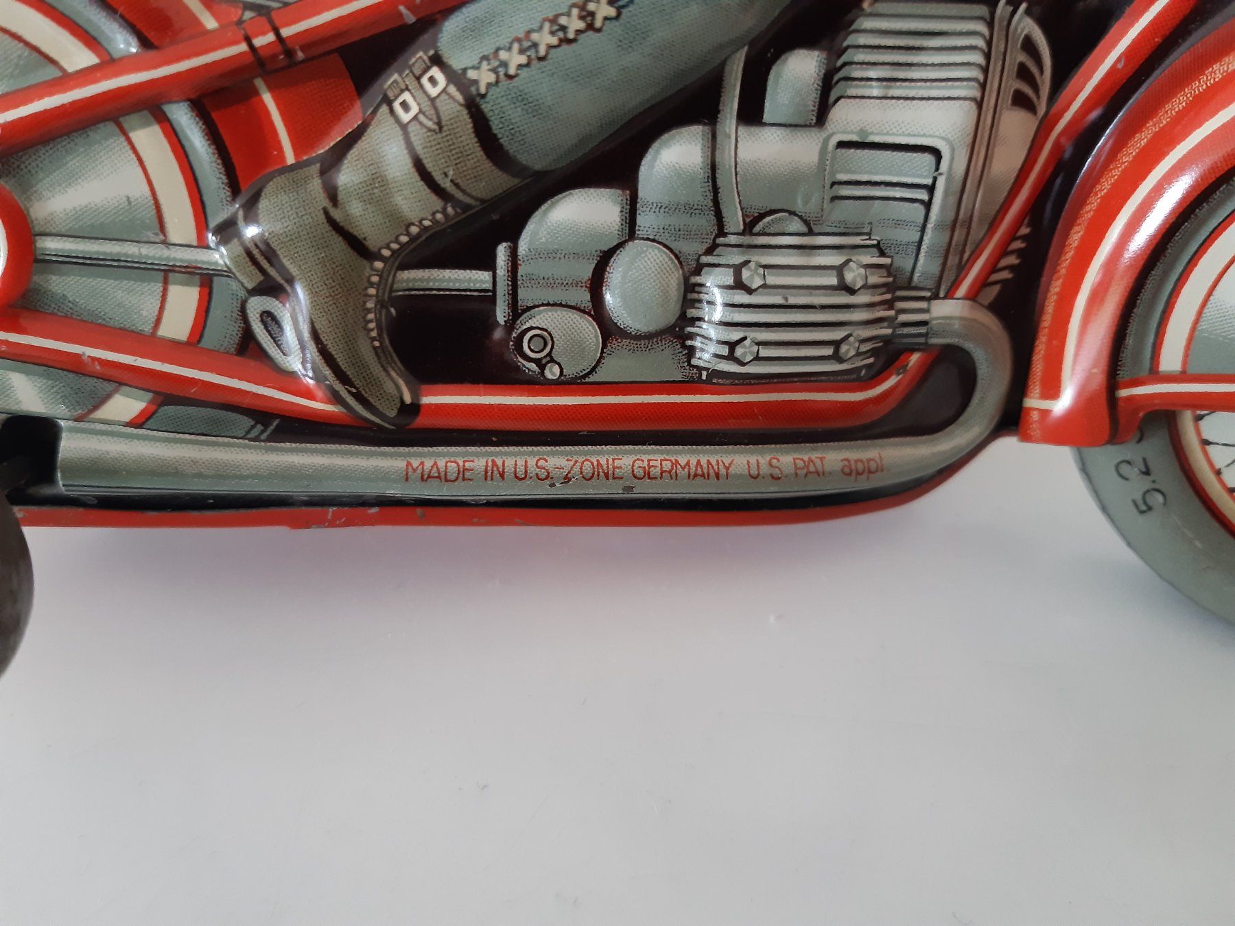 Technofix Giocattoli: Motorrad Technofix G.E. 258 Made in US Zone Germany – Usato da Herrliberg venduto da Air16 2