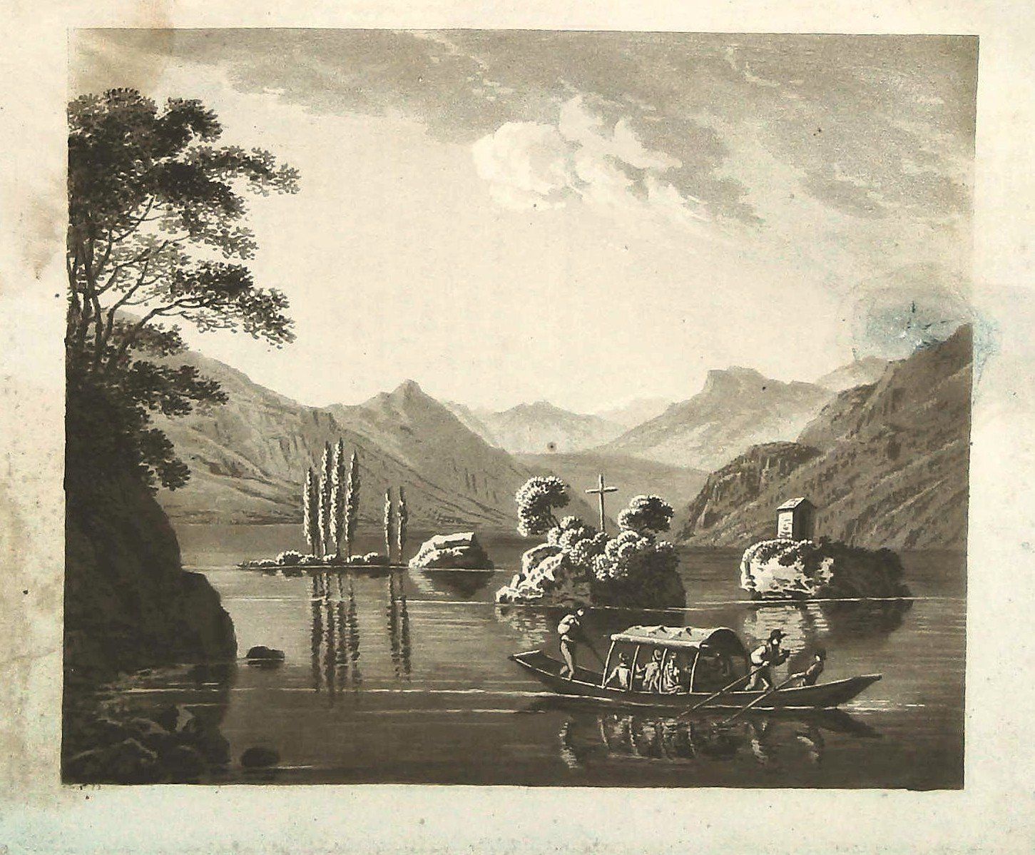 Stiche: Vierwaldstättersee  Neujahrsblatt 1818 – Gebraucht aus Rafz von Helvet32