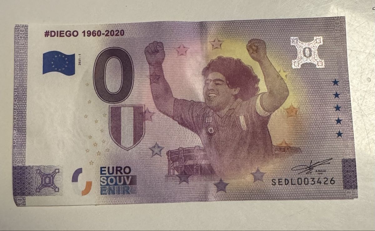 Banconote: Billet 0 euro MARADONA – Nuovo (secondo la descrizione) da Le Landeron venduto da Gianns46