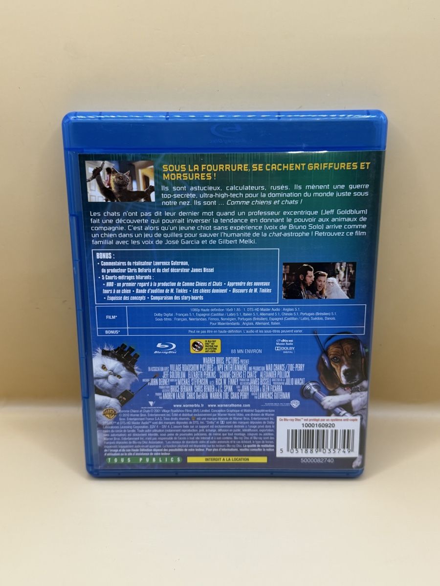 Tous les DVDs: Blu-Ray Comme Chiens et Chats – D'occasion à Genève par sho_67qj 1