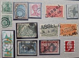 Briefmarken mit Sonderstempel