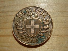 (N2) 2 Rappen 1933