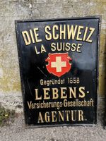 Die Schweiz Lebensversicherung Blechschild Swiss Life 
