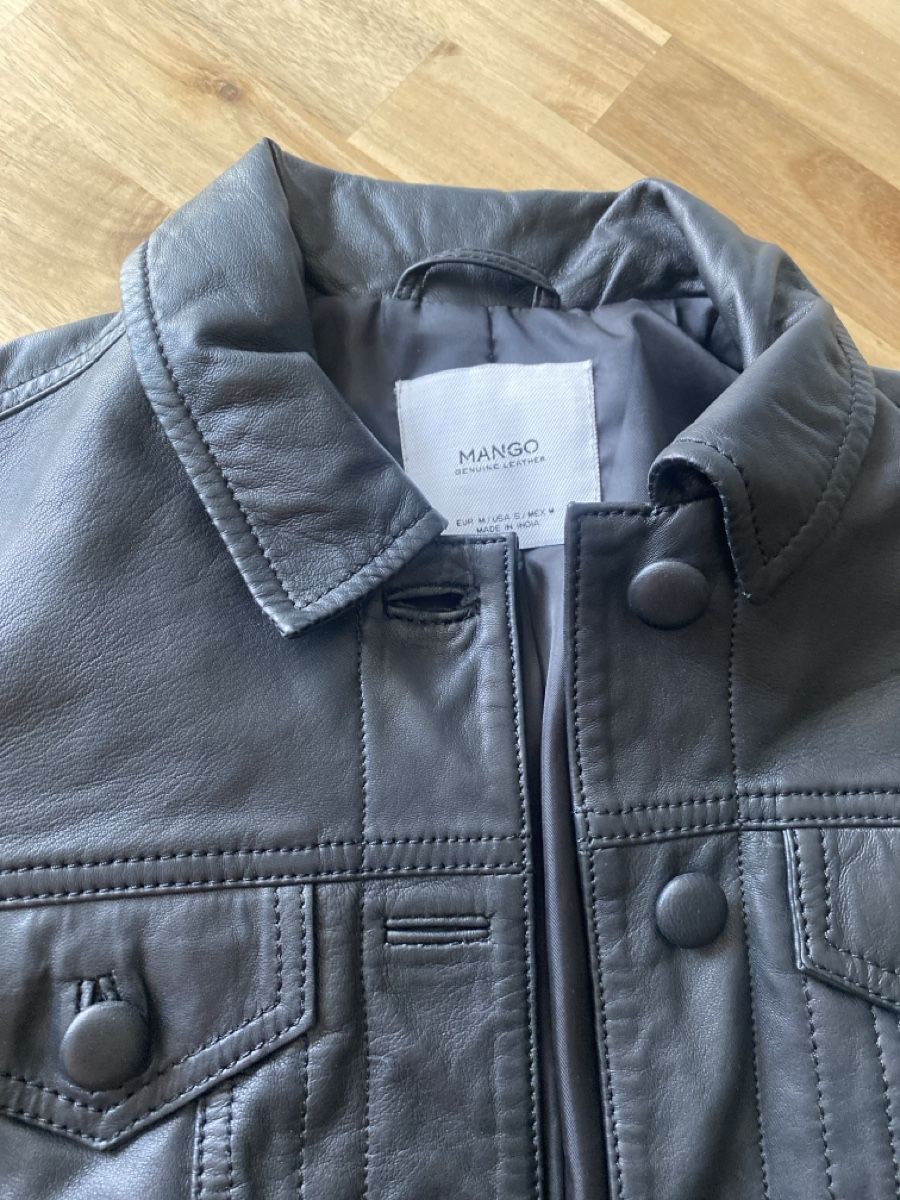 Mango Vestes: Echte Lederjacke von Mango – Neuf (Voir description) à Schwyz par rat-race 2