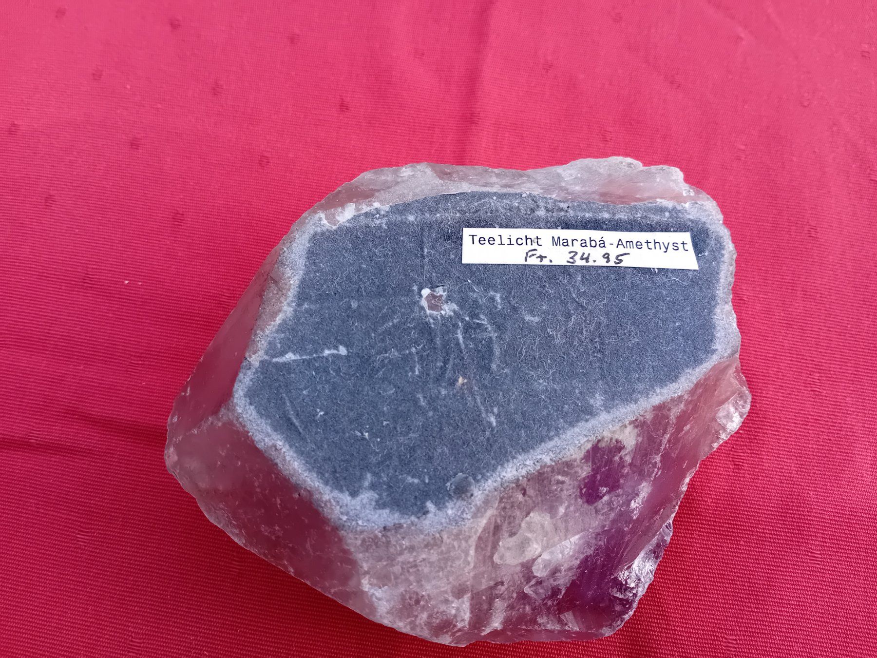 Minerali & Pietre curative: Teelicht aus Amethyst – Usato da Aathal-Seegräben venduto da Martin1818 2