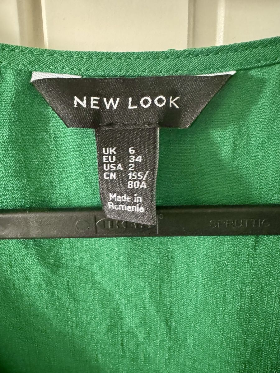 Camicette: Green New Look Button-Down Shirt, Size 34, Summer Style – Usato da Bülach venduto da dan_7scp 1
