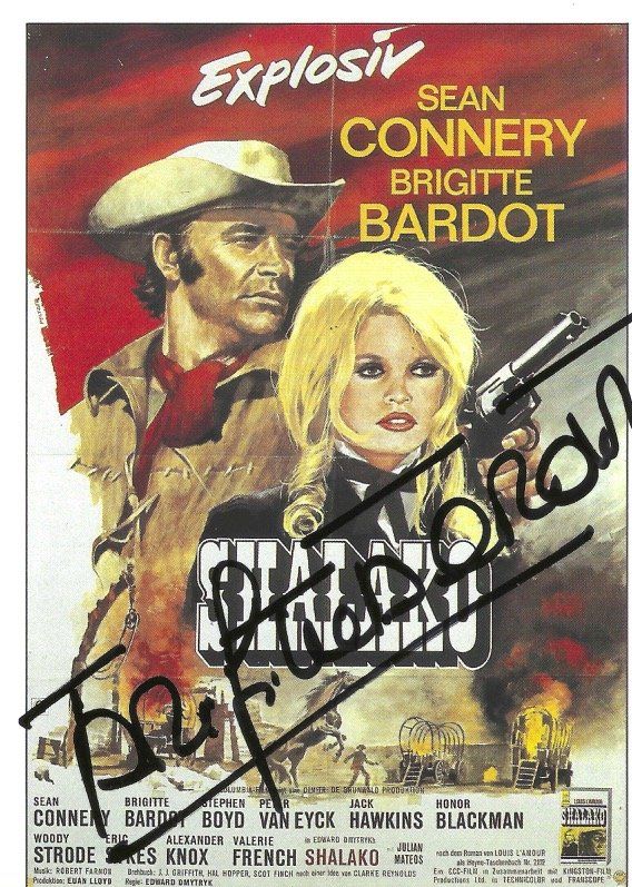 Autografi: BRIGITTE BARDOT original Autogramm auf Posterkarte – Usato da Guntershausen venduto da sign4me