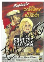 BRIGITTE BARDOT original Autogramm auf Posterkarte