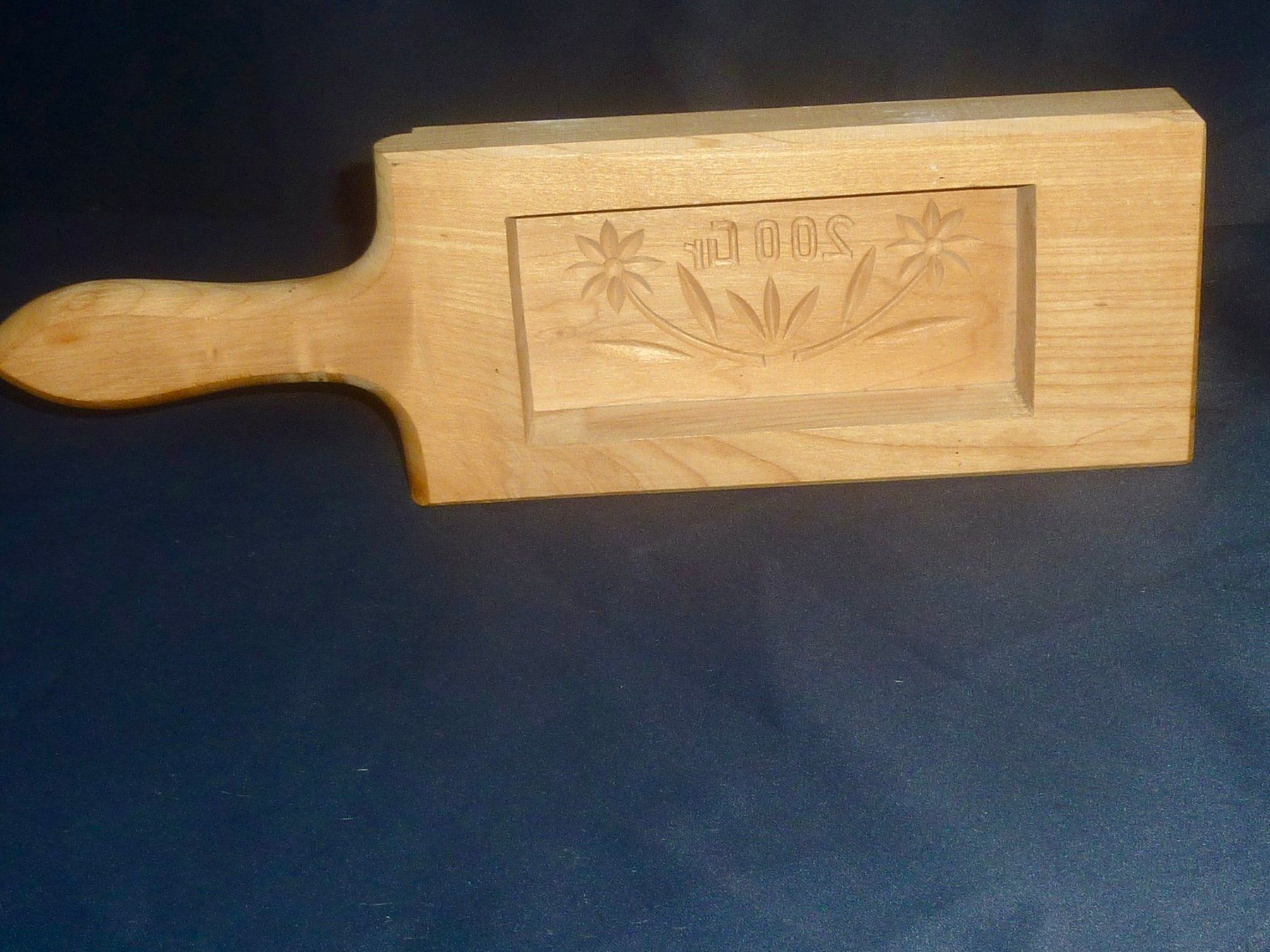 Holzartikel: altes Holz Buttermodel Butter - Form Model 200gr – Gebraucht aus Burgdorf von