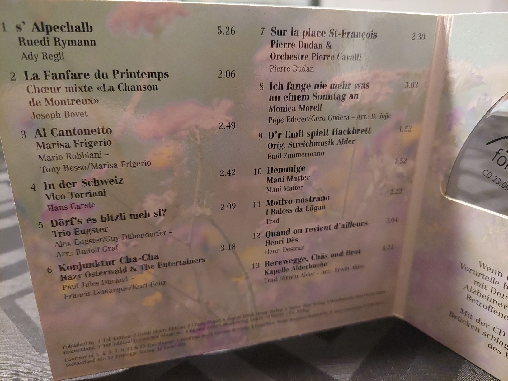 CD: 6 CDs Traditionelle CH Musik – Usato da Zetzwil venduto da lanst08 8