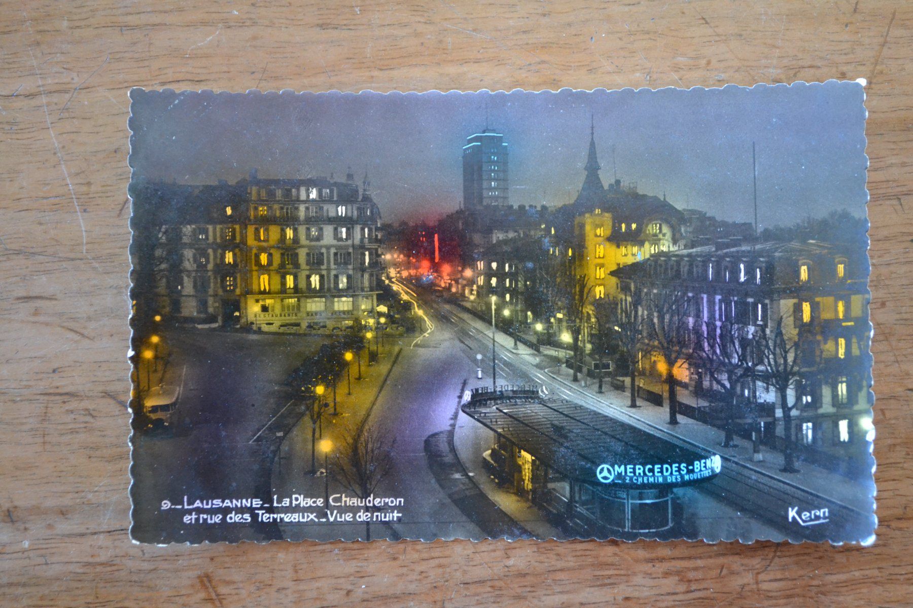 Cartoline postali: AK Lausanne La Place Chauderon VD – Usato da Beinwil am See venduto da kajak55
