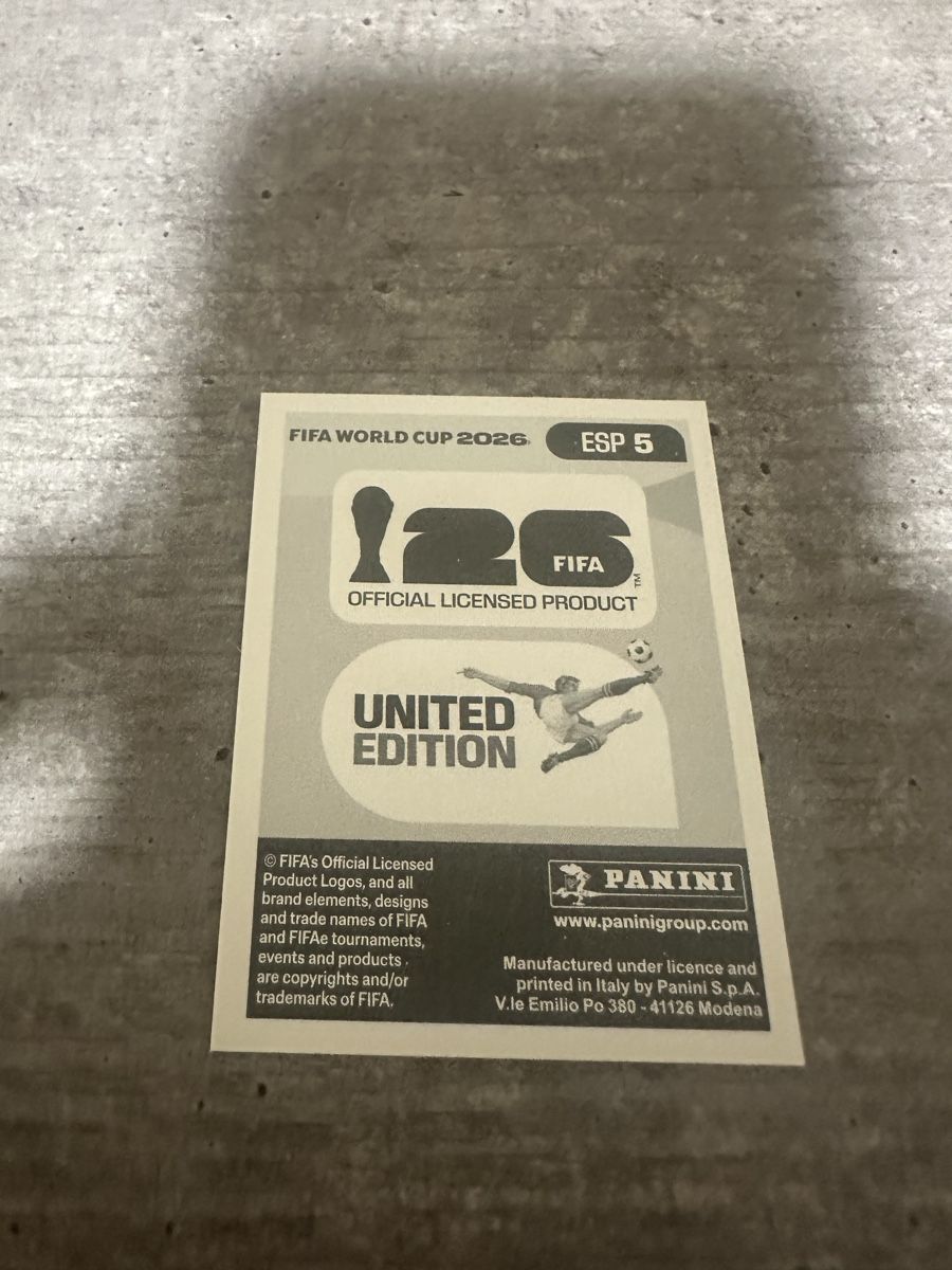 Panini Sammelbilder & Trading cards: ESP 5 , FIFA WORLD CUP 2026 PANINI  – Neu (gemäss Beschreibung) aus Frauenfeld von 1PegPeg1 1