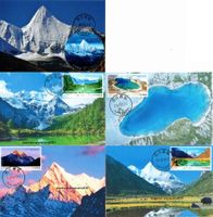 China 2024 Berge Gebirge montagnes Himalaya Maximumkarten