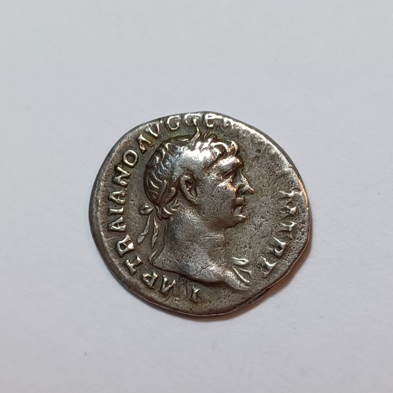 Alle Münzen: Denarius Trajan 103-111 n. Chr. Römisches Reich – Gebraucht aus Pfäffikon ZH von Antike_Muenzen